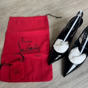 Christian Louboutin Hot Chick Sling 100mm Size 38